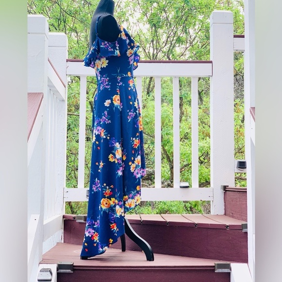 By & By Floral BlueAsylums Dress - Picture 6 of 12